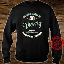 Star wars | lustige geschenke für männer zum 40. Damen 40 Geburtstag Frau Geschenk Lustig Das Leben Beginnt Mit 40 Shirt
