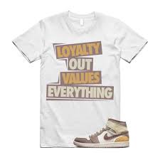 LOVE T Shirt to Match Air J 1 Mid SE Craft Inside Out Taupe Haze Sail Brown  Fossil Stone Celestial Gold Muslin Hoodie