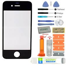If the repair you need is not listed on this website, simply call or email us and we will try our best to get the parts necessary for you repair. Acenix Apple Iphone 4 4s Black Outer Front Glass Screen Replacement Repair Kit For Sale Online Ebay