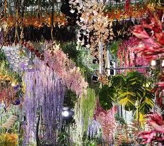 A Catwalk In Bloom Knstrct Fashion Installation Flower Installation Flower Fashion