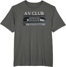 Amazon.com: Visual de audio AV Club Video Cassette Película playera,  Púrpura : Ropa, Zapatos y Joyería