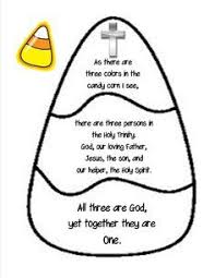 Candy Corn Holy Trinity This Would Be Cute For Your Sunday School Class Mom Sunday School Sunday School Activities Sunday School Crafts