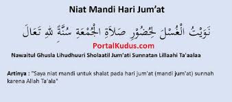 Dalam bacaan niat mandi wiladah, seorang wanita perlu menambahkan kata wilaadati sebagai tanda bahwa yang dia kerjakan adalah mandi wiladah. Bacaan Niat Mandi Jumat Bagi Pria Lengkap Bahasa Arab Terjemahannya Dan Cara Pelaksanaannya Portal Kudus