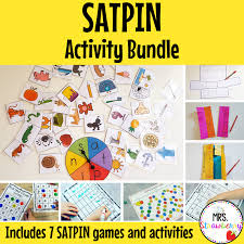 's', 'a', 't', 'p', 'i', 'n', and features words such as 'sat,' 'bell' and 'pat.'our phonics bingo activity is ideal to use with your young children. Satpin Activity Bundle Mrs Strawberry Letter Review