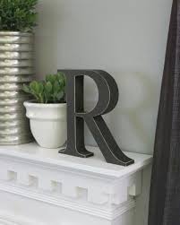 How to make 3d floral letters for home decor & for birthday decoration. Free Standing Distressed Wooden Letters Alphabet Decor Letter R On Etsy 15 06 Decorative Letters Wooden Letters Alphabet Decor