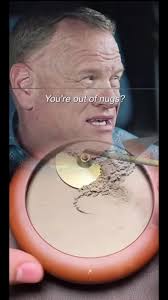 Fat Guy at Mcdonald's Flexing The Nugget Box