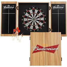 2 x self healing sisal fiber dart board, 6 x steel tipped darts, dry erase score board, out chart, marker and. Amazon Com Budweiser Budweiser Cabinet Door Styles Cabinet Style