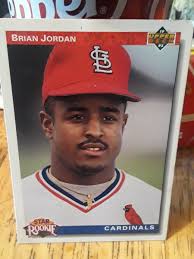 Brian jordan Star Rookie Card #3 Upper Deck