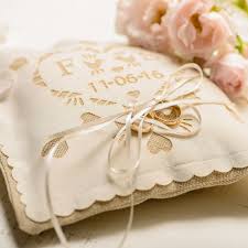 Personalised Wedding Ring Pillow In 2020 Wedding Ring Cushion Personalized Wedding Rings Ring Pillow Wedding