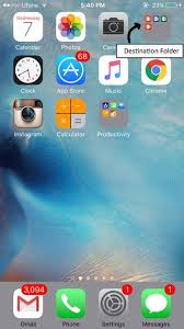 How To Nest Folders Inside Folders In Ios 9 Folders Ios Ios9
