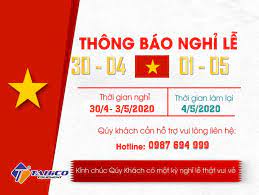 .báo nghỉ lễ 30/4 và 1/5 | mẫu thông báo nghỉ lễ được trình bày cụ thể dưới đây để các bạn áp dụng linh hoạt tùy vào trường hợp thực tế của công ty, văn phòng hay trường học nhằm mục đích thông báo ngày nghỉ lễ quốc khánh 2/9. Thong Bao Nghá» Lá» 30 4 1 5 Cong Ty Tearu Viá»t Nam