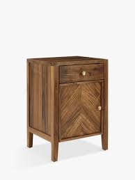 Maybe you would like to learn more about one of these? John Lewis Partners Padma 1 Door Parquet Bedside Table