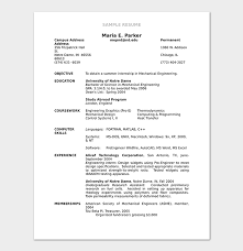Sample resume for mechanical engineer freshers in pdf. Engineering Resume Template 20 Examples For Word Pdf Format