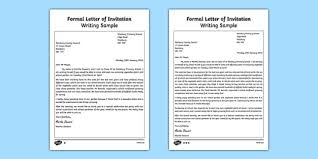 What is a letter of invitation, really? Formal Letter Of Invitation Writing Sample Esl Writing A Formal Invitation
