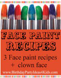 Make sure young children understand they can't eat these paints unless you make them without the base. How To Make Your Own Homemade Face Paint Recipes