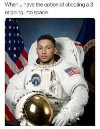 Ben simmons shooting 3s pregame and making them with reactions from nba dunk contests road to 50k!!!! Nba Memes Ben Simmons Be Like Via Kjs407 Facebook
