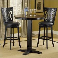 Pub tables & bistro sets. Hillsdale Dynamic Designs 5 Piece Pub Table And Stools Set 4975ptbblksvd