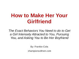 Trust is the magic word on how to make your girlfriend happy in long distance relationship. How To Make Her Your Girlfriend