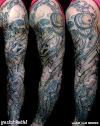 The looks of these designs have been copied in the west and became very popular. Design Tattoo Sleeve Cool Tattoos Bonbaden Dj Tattoo Music Tattoo Sleeves Music Tattoos