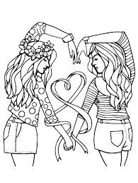 Imagini pentru desene de colorat cu creionul cu fete drawings of. Bff Drawings 3 Bff Coloring Pages Novocom Top