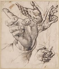 Bartolomeo Passerotti Four Studies Of Hands Ca 1560 90 Drawing Teylers Museum Haarlem Drawings How To Draw Hands Art Sketches