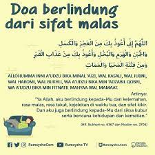Doa Berlindung Dari Sifat Malas Doa Sahabat Membaca
