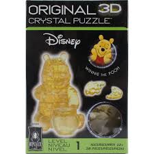 This 3d puzzle has a difficulty level of 1 and is fun for puzzlers age 12 and up. Original 3d Crystal Puzzle Winnie The Pooh Toys Games 3 D Puzzles