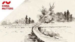 Learn To Draw A Mountain In Chinese Landscape Painting Youtube