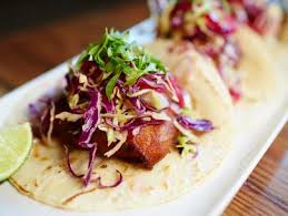 Top with about 2 tablespoons of sour cream mixture. Baja Fish Tacos Outside Mexico Food Network Restaurants Food Network Food Network