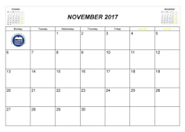 Pin By Printable Free On November 2017 Calendar With Images Printable Calendar Template Calendar Template Free Printable Calendar Templates