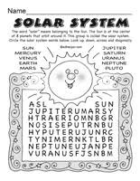 This unit features worksheets and other resources for teaching the planets of the solar system and other outerspace related vocabulary. Solar System Worksheets Pdf Solar System Pics