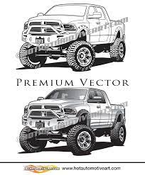 2015 dodge ram 1500 sport quad ext cab truck custom christmas ornament 1/64 crew. 2016 Dodge Ram 4x4 Pickup Truck Vector Clip Art Ram 4x4 Trucks Lifted Truck