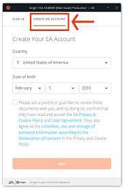 Once you've signed in, your accounts will be linked. How To Create A Child Ea Account Origin