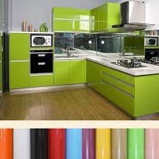 1 Roll 16 4ft Furniture Renovation Decal Pearlized Stoving Varnish Refurbishment Stic Green Kitchen Designs Traditional Kitchen Cabinets Green Kitchen Cabinets
