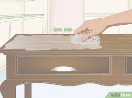 Provides protection while whitening wood grain. 3 Simple Ways To Lighten Dark Wood Stain Wikihow