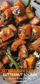 Ottolenghi S Roasted Butternut Squash Vegan Gf The Blender Girl Ottolenghi Recipes Yotam Ottolenghi Recipes Butternut Squash Vegan