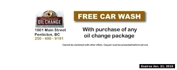 Please click on the subscribe button and a short form will pop up. Free Car Wash At Great Canadian Oil Change Auto Repair Coupons Penticton Bc Couponsbc Ca