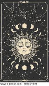 In readings, you will understand card 19 if you imagine yourself to be a sun god. Tarot Card Sun Face Vector Photo Free Trial Bigstock