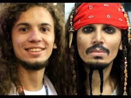 Jack Sparrow Halloween MakeUp Tutorial