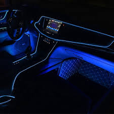 Car Diy Led Decoration Neon Light 12v Car Interior Led Flexible El Cold Wire For Dashboard Buy Car Interior Led Flexible El Cold Wire Product On Alibaba Com