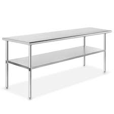 Making your own stainless steel kitchen work table is quite a process, but the effort will pay off once you are able to work on the table. Gridmann Nsf Stainless Steel Commercial Kitchen Prep Work Table 60 In X 30 In Walmart Com Walmart Com