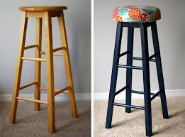 Mini stool 6 inches in diameter small unfinished plant stand pine ready to paint or stain too small for a child to sit on. 5 Ways To Give Your Old Bar Stools A Colorful Makeover