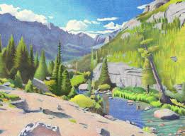 Linda wesner's colored pencil landscapes. Color Pencil Landscape