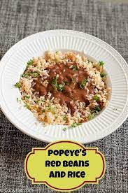 Popeyes Red Beans Red Beans N Rice Recipe Popeyes Red Beans And Rice Recipe Copykat Recipes