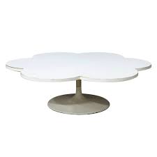 Monumental minimalist modern glass coffee table. 1960 Kho Liang Ie For Artifort White Laminate Pop Art Le Cloud Coffee Table Godrie Eu