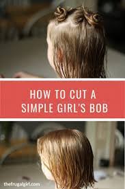 How to cut long bob haircut tutorial step by step for beginners, carre plongeant coupe#bobhaircut. How To Cut Hair A Simple Girl S Bob The Frugal Girl