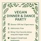Vegan Dinner and Dance Party event in Tonawanda, NY