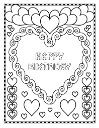 June 10, 2021 by coloring. Happy Birthday Coloring Card New Collection 2020 Free Printable