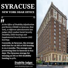 Syracuse New York Odar Office Supplemental Security Income Administrative Law New York