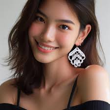 Crochet Lace Earrings Pattern: Flower Leaf Wedding Jewelry (PDF Pattern)